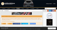 Desktop Screenshot of midlandslotus.co.uk