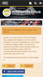 Mobile Screenshot of midlandslotus.co.uk
